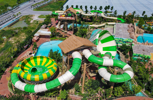 Water slide construction